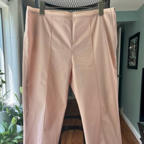 GAP Pants - Gap Womens NWOT Capri Pants Pink Side Zipper Stretch Cotton Blend Back Pocket 12